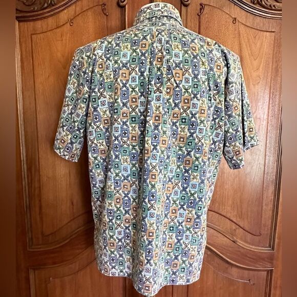 REYN SPOONER Shirt Vintage Pullover Reverse Print Size L - Picture 2 of 10
